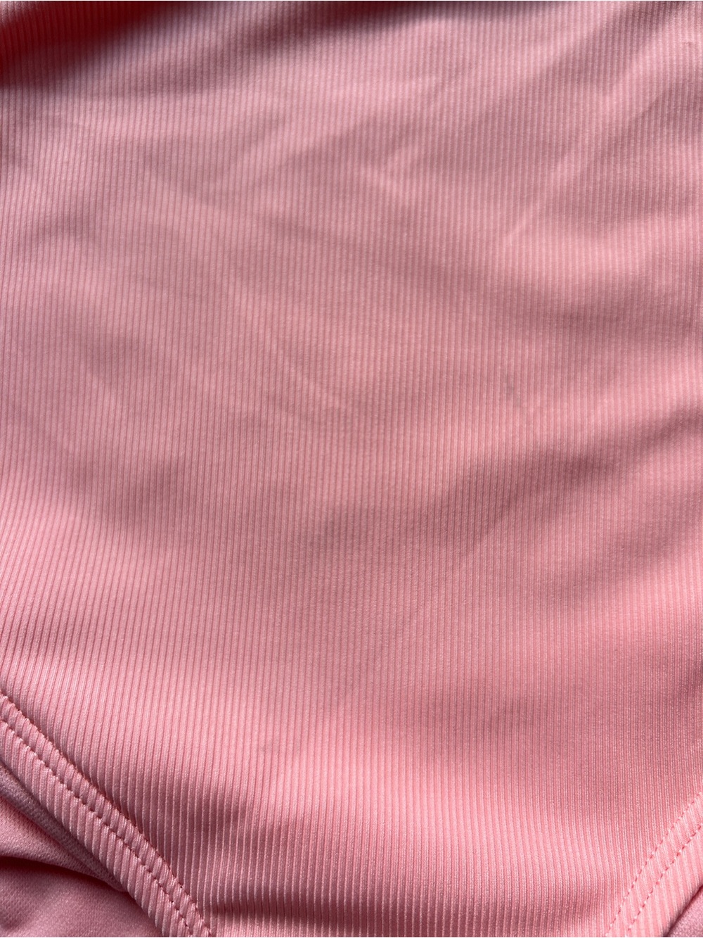 Shade & Shore Pink Ribbed Bikini Bottom - Picture 6 of 8